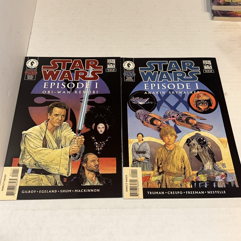 Star Wars Episode 1 Anakin Skywalker & Obi Wan Kenobi 1999 Dark Horse Comics